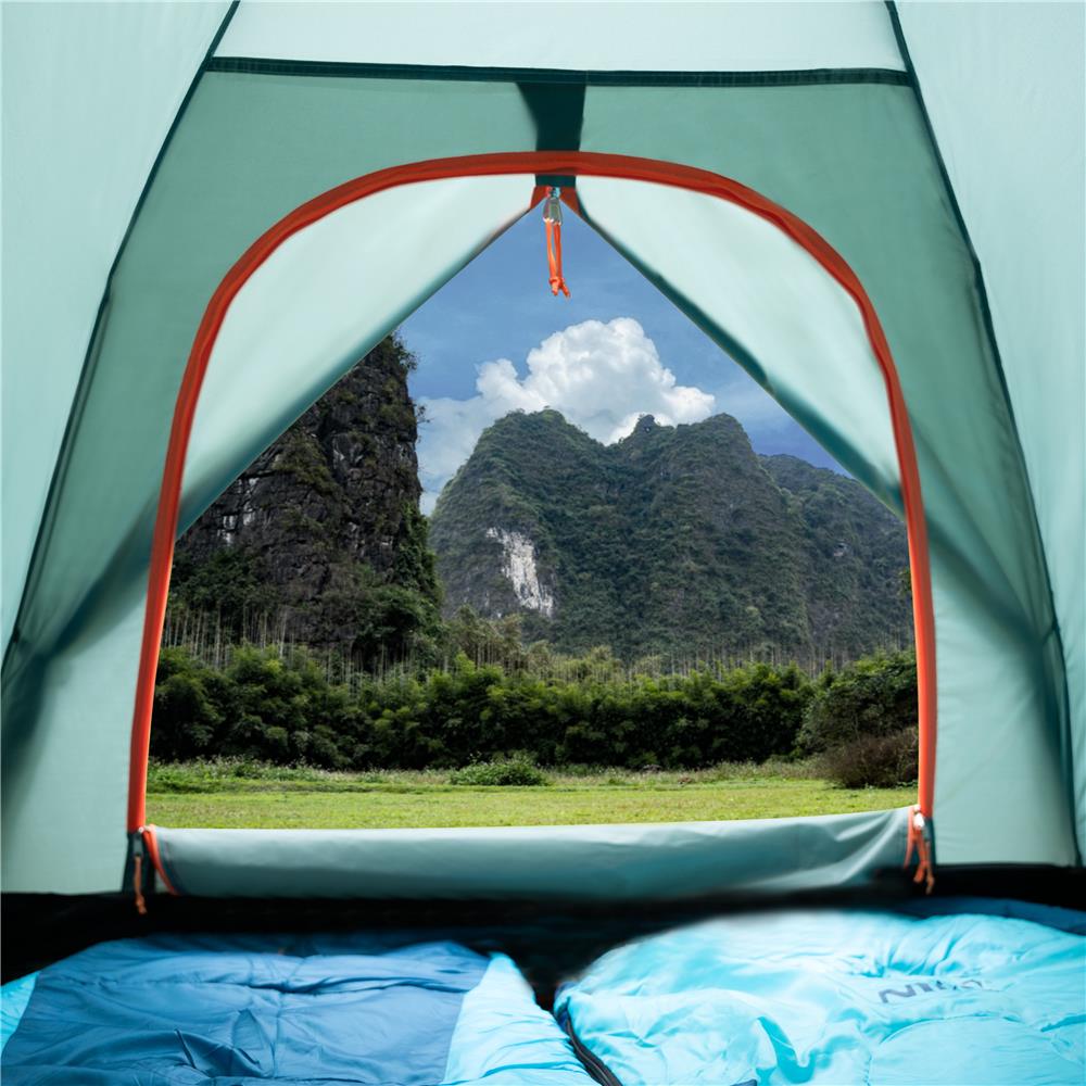 NILS CAMP Nightfall Zelt für 2 Personen in Hellblau - leichtes Campingzelt für Trekking, Berge & Outdoor