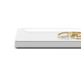 Umbra Trigem Schmuckbaum in Gold/Weiß 3 stufig für Kette, Ring, Ohrringe, Armband und Accessoires