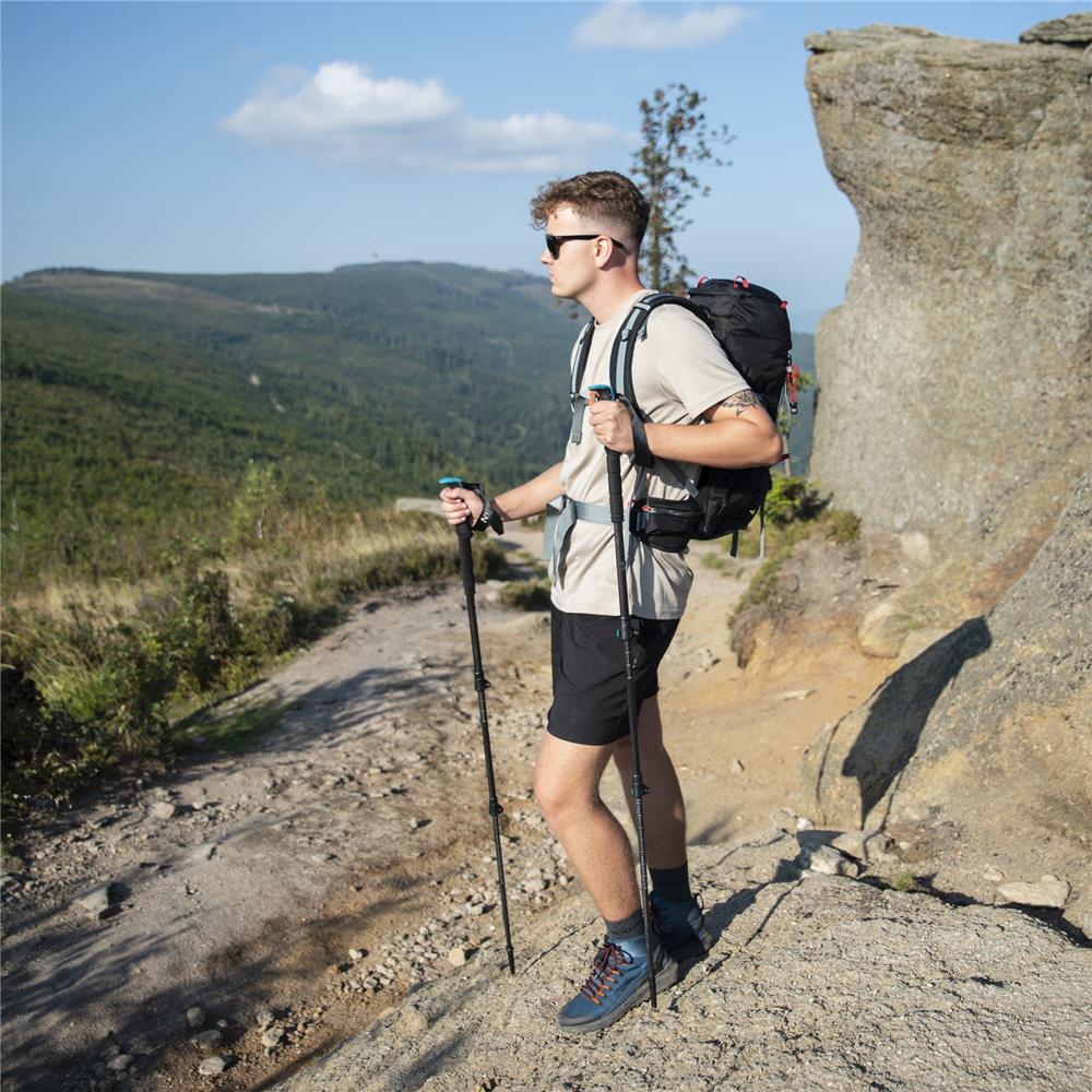 NILS Trekkingstöcke TK8607 Carbon 80% Profi Wanderstöcke