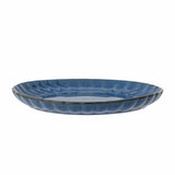 Bloomingville Latina Teller, Dunkelblau, 20 cm, Steingut, dänisches Design