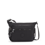 Kipling GABBIE S, Kleine Umhängetasche, Black Noir (schwarz), Schultertasche mit vielen Fächern