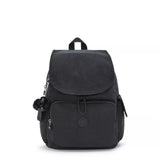 Kipling CITY PACK M, Mittelgroßer Rucksack, Black Noir (schwarz), 16L, Damenrucksack mit vielen Fächern