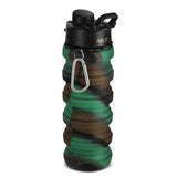 NILS faltbare Trinkflasche 500 ml Silikon grün für Camping Outdoor Reisen
