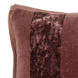 Bloomingville Kosar Kissen Braun – Elegantes Baumwollkissen 45x45 cm mit Strukturmix