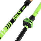 NILS Nordic Walking Stöcke NW8611 Aluminium 6061 Korkgriff Grün