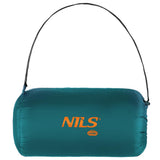 NILS CAMP Schlafsack Grün-Orange - leichter Sommerschlafsack für Camping, Trekking & Outdoor