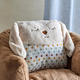 Bloomingville MINI Villja Plüschtier bunt - Kuscheltier Hase aus Baumwolle für Baby & Kinderzimmer