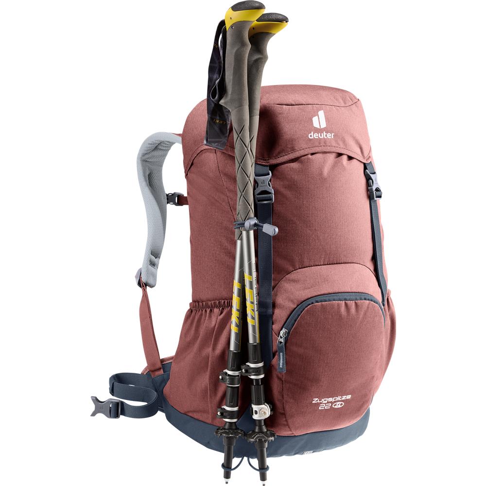 deuter Zugspitze 22 SL, Wanderrucksack, caspia-ink (rot), 22L