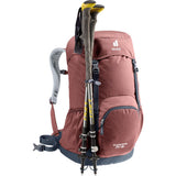 deuter Zugspitze 22 SL, Wanderrucksack, caspia-ink (rot), 22L