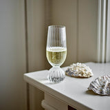 Bloomingville Taurin Champagnerglas Klar Glas D6xH17 cm – elegantes Sektglas