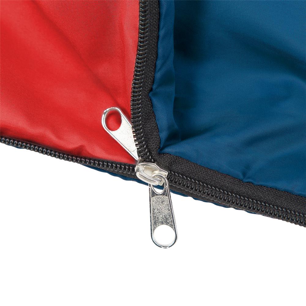 NILS CAMP Schlafsack Blau-Rot - leichter Sommerschlafsack für Camping, Trekking & Outdoor