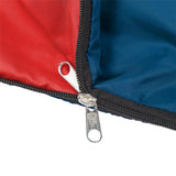 NILS CAMP Schlafsack Blau-Rot - leichter Sommerschlafsack für Camping, Trekking & Outdoor