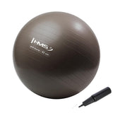 Gymnastikball 65 cm Braun Anti-Burst mit Luftpumpe für Pilates | HMS YB02N