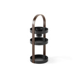 Umbra Bellwood 3-stufiger Kosmetik/Makeup Organizer in Schwarz/Walnuss