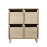 Bloomingville MINI Calle Bücherregal bunt - Kinderregal mit Schubladen aus Holz für Kinderzimmer