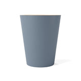 Umbra Woodrow Abfalleimer, Schieferblau/Holz, 7,5 Liter, Zweifarbiger Papierkorb