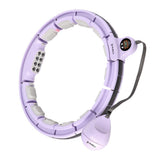 Hula Hoop Reifen mit Zähler, Magneten und Gewicht verstellbar Violett | HMS HHM13