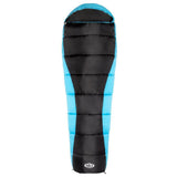 NILS CAMP Schlafsack Schwarz-Blau - Mumienschlafsack für Camping, Trekking & Outdoor