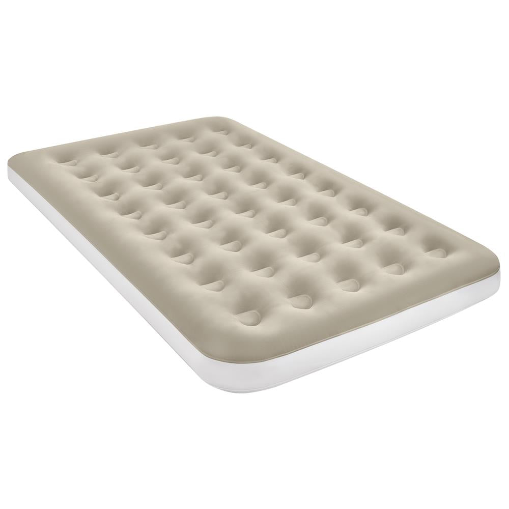 NILS CAMP Campingmatratze Doppelbett beige 191x137x22 cm für Camping Reise Gästebett