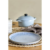Bloomingville Paula Teller, Blau, 20cm, Steingut, dänisches Design