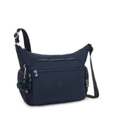 Kipling GABBIE M, Mittelgroße Umhängetasche, Blue Bleu 2 (blau), Schultertasche mit Reißverschluss