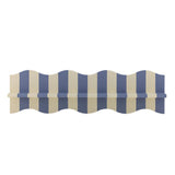 Bloomingville Bubbi Regal bunt - Wandregal mit Wellenform blau beige für Flur & Deko