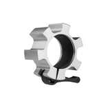Langhantelverschlüsse 50 mm Silber Aluminium Schnellverschluss, 2 Stück | HMS ZG1500