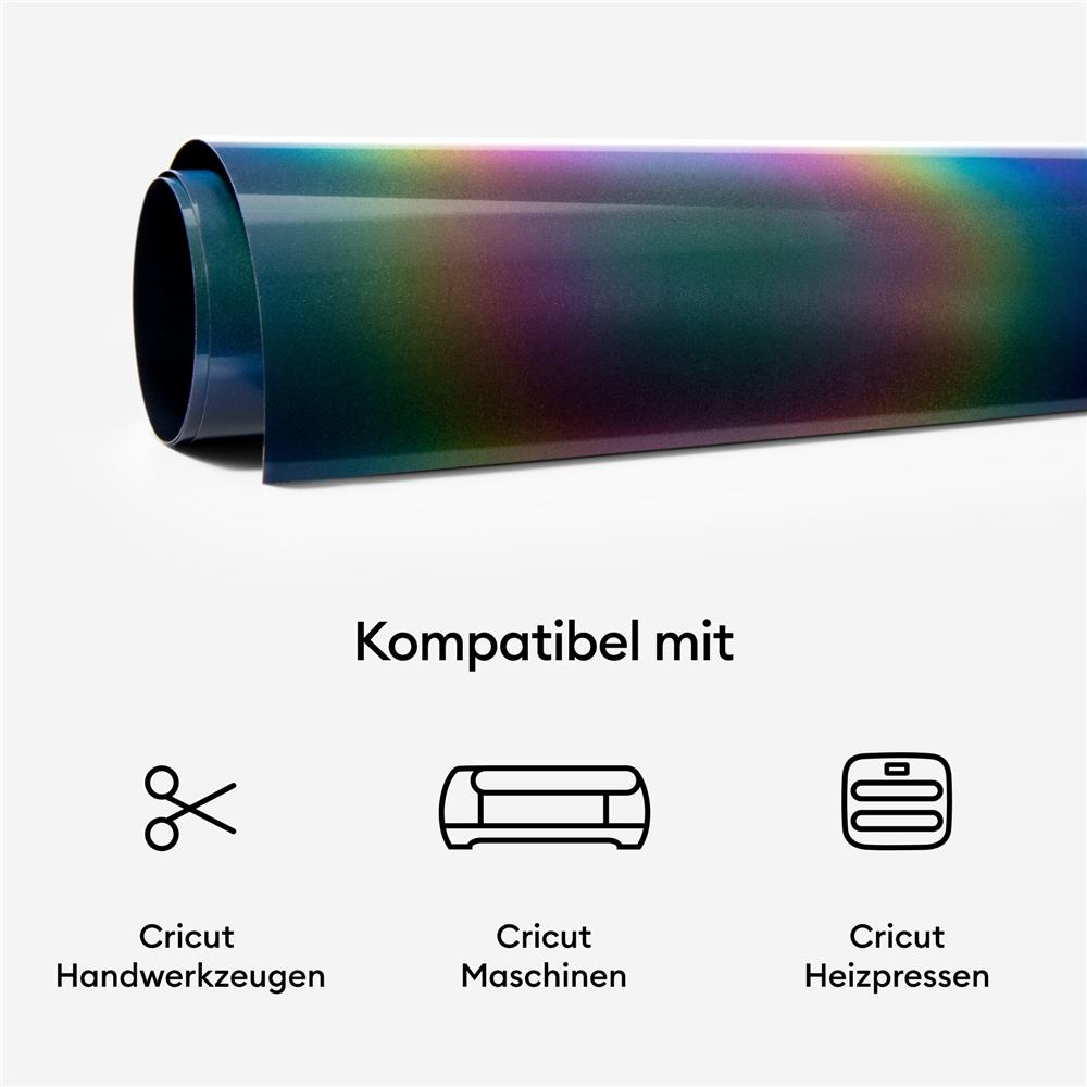 Cricut reflektierendes Iron-On in Regenbogen 1 Rolle 30,5x48,2cm