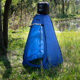 NILS CAMP Umkleidezelt blau Pop-Up für Camping Strand Outdoor Dusche WC