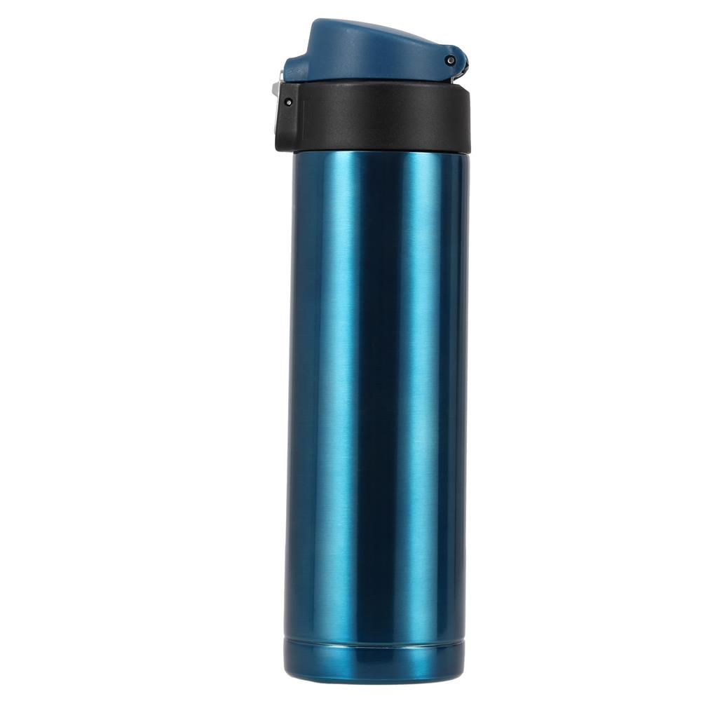 NILS Thermobecher 500 ml Edelstahl blau auslaufsicher für Camping Reisen Alltag