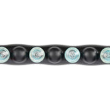 Hula Hoop Reifen 98 cm mit Massagenoppen und Magneten Schwarz/Blau | HMS HHP006