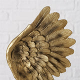 BOLTZE Dekoaufsteller Cosmo Engelsflügel mit Stand 38 cm Gold Elegantes Design