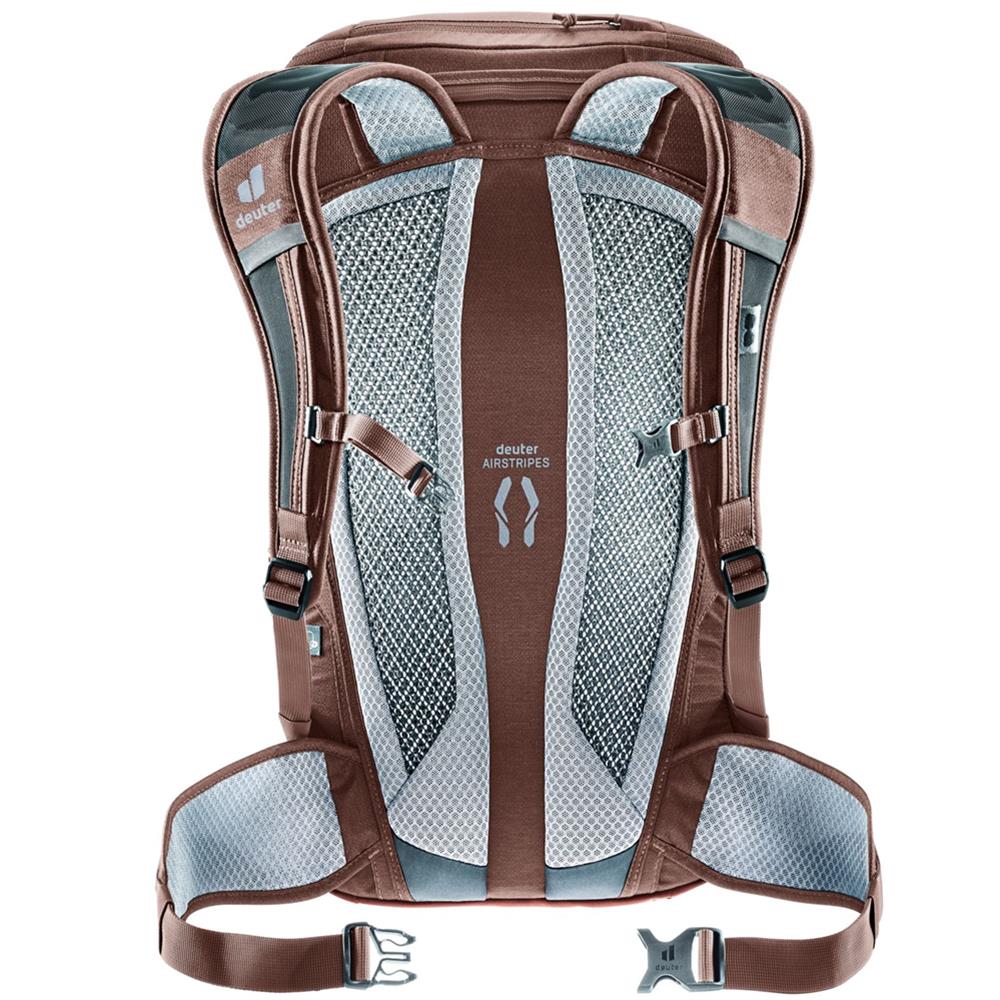 deuter Rotsoord 25+5, Fahrradrucksack, raisin-caspia (braun), 30L, mit Laptopfach