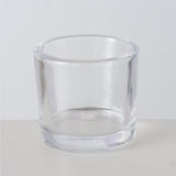 BOLTZE Windlicht Pius 2er Set Metall Glas schwarz rund modern skandinavisch