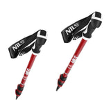 NILS Trekkingstöcke TK8601 Aluminium Wanderstöcke Rot