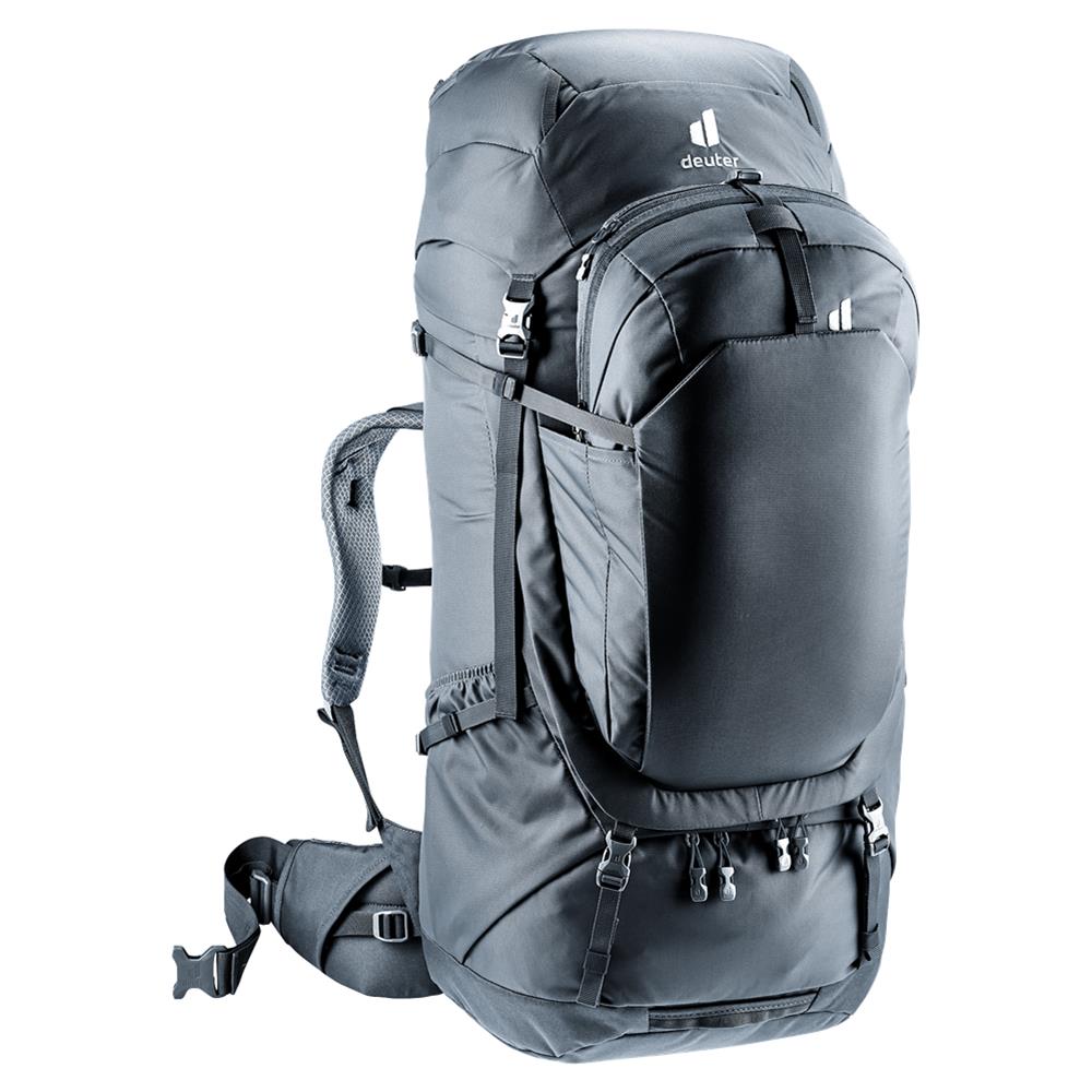 deuter Voyager 60+10 SL, Reiserucksack, black (schwarz), 60L