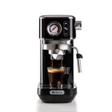 Ariete Moderna Espressomaschine Slim, Schwarz, Siebträgermaschine, 1-Tassen-Kaffeemaschine