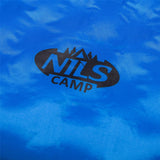 NILS CAMP selbstaufblasende Campingmatte 190 cm in blau mit Kissen Isomatte Outdoor Festival