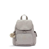 Kipling CITY PACK MINI, Extra kleiner Rucksack, Grey Gris (grau), 9L, Kompakt & Stylisch