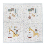Bloomingville MINI Celebrate Servietten Blau Papier 33cm 20er Pack