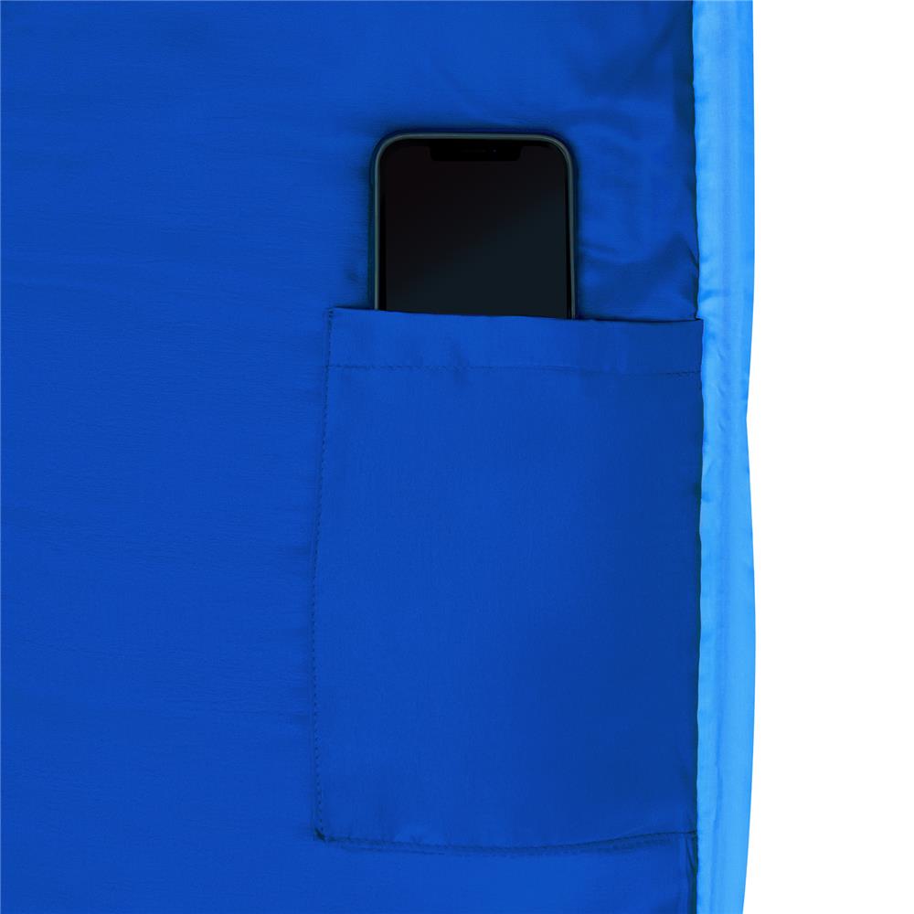 NILS CAMP Junior Kinderschlafsack Blau - warmer Schlafsack für Kids, Camping, Reisen & Outdoor