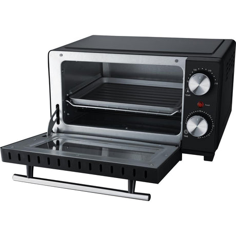 Steba Mini-Backofen KB M9 9L Schwarz mit Doppelglastür 650 Watt
