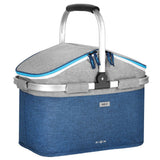 NILS Kühltasche 35L in Blau - große Thermotasche für Picknick, Camping & Einkauf
