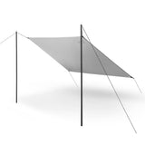 NILS CAMP Tarp 230x140 cm Blau - wasserdichte Camping Plane für Trekking, Outdoor & Schutz