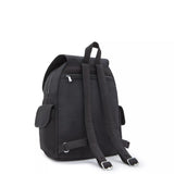 Kipling CITY PACK M, Mittelgroßer Rucksack, Black Noir (schwarz), 16L, Damenrucksack mit vielen Fächern