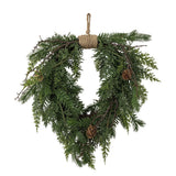 Bloomingville Pine Herzhänger Grün Weihnachtsdeko Kunstzweige Türdeko