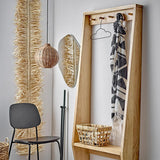 Bloomingville Aimie Wandspiegel, Silber, Glas, 40x60 cm, organisch, rahmenloser Look