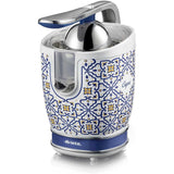 Ariete Capri Zitruspresse, Mediterranes Design, Elektrische Saftpresse mit Hebel, 85W