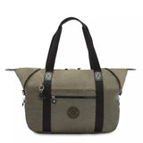Kipling ART M, multifunktionale Tragetasche, Green Moss (grün), Reisetasche mit Trolleyhalterung