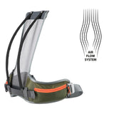 NILS CAMP Trekkingrucksack Rambler 40L in Grün - Outdoor Rucksack mit Belüftung & Regenhülle